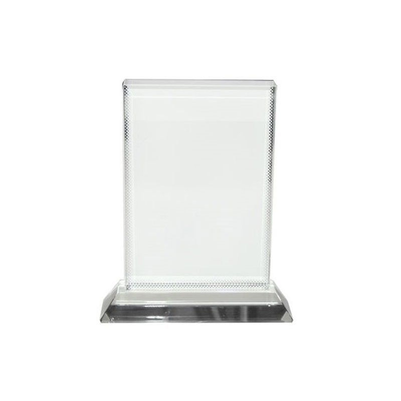 PLACA DE RECONOCIMIENTO CRISTAL ( FORMA 4)