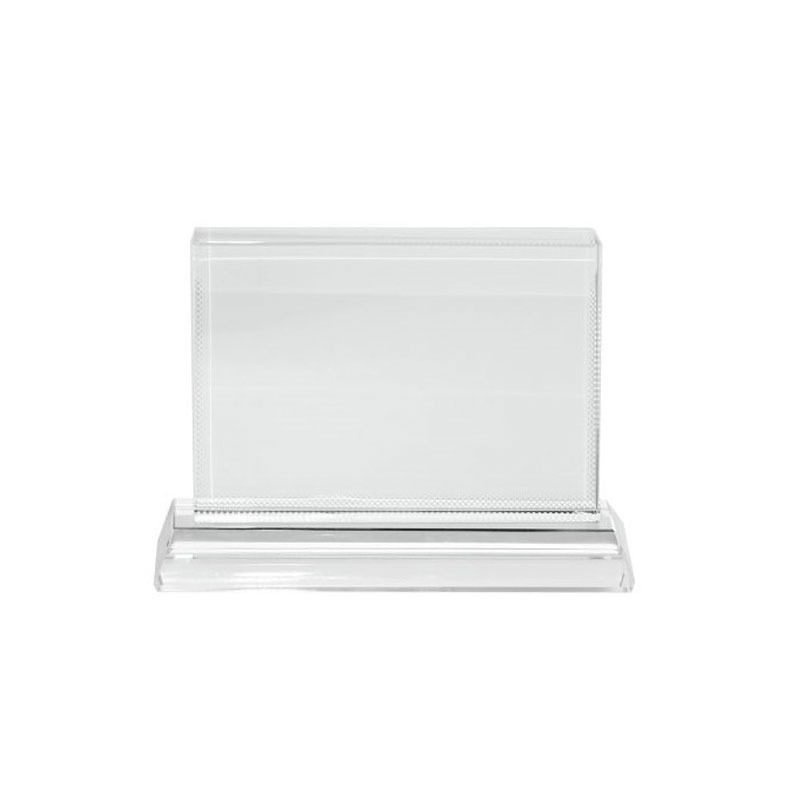 PLACA DE RECONOCIMIENTO CRISTAL ( FORMA 6)