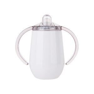 BIBERON BLANCO ACERO INOXIDABLE DOBLE CAPA 10onz